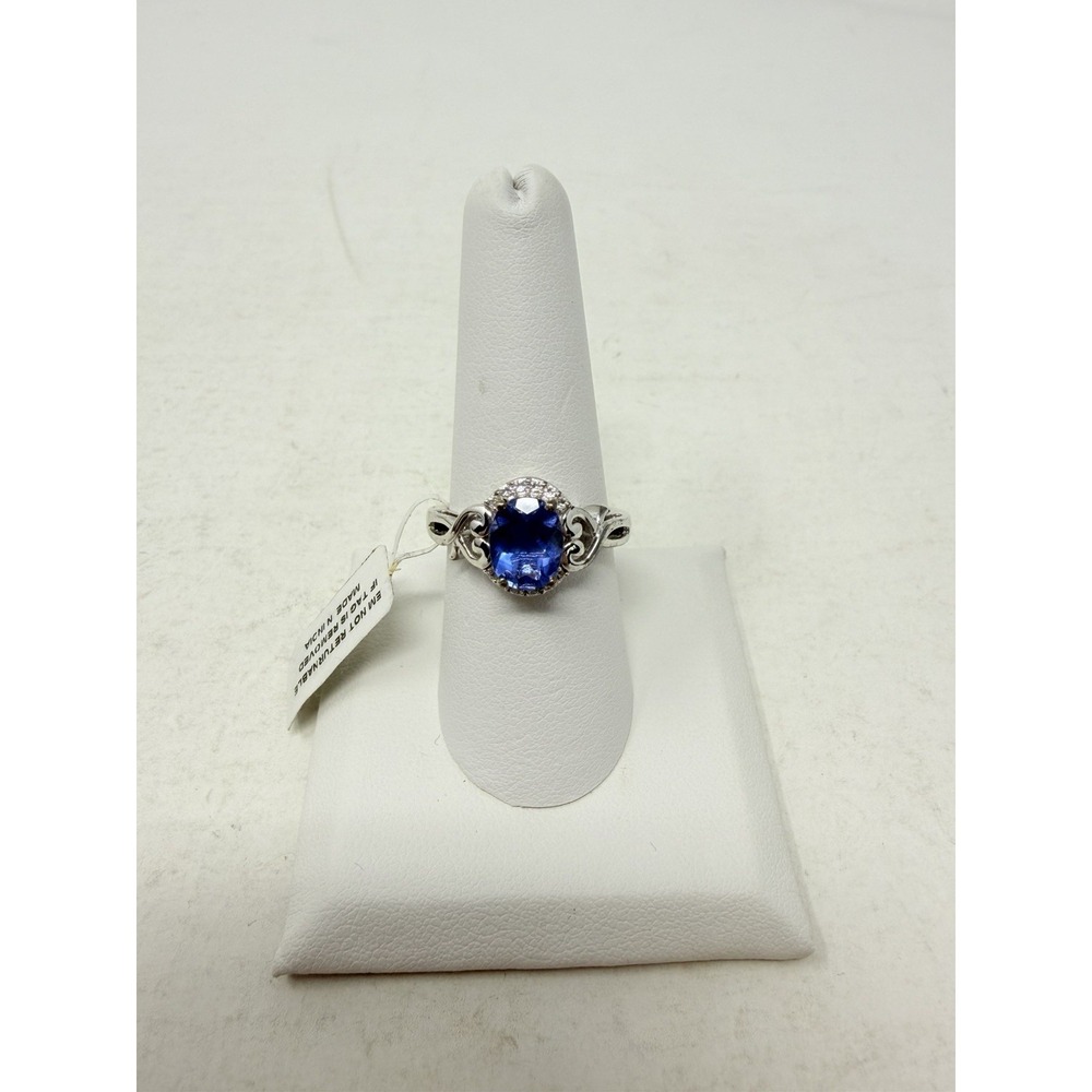 Shop LC Color Change Fluorite/Cambodian Zircon Sterling Silver Size 8 Ring 5465